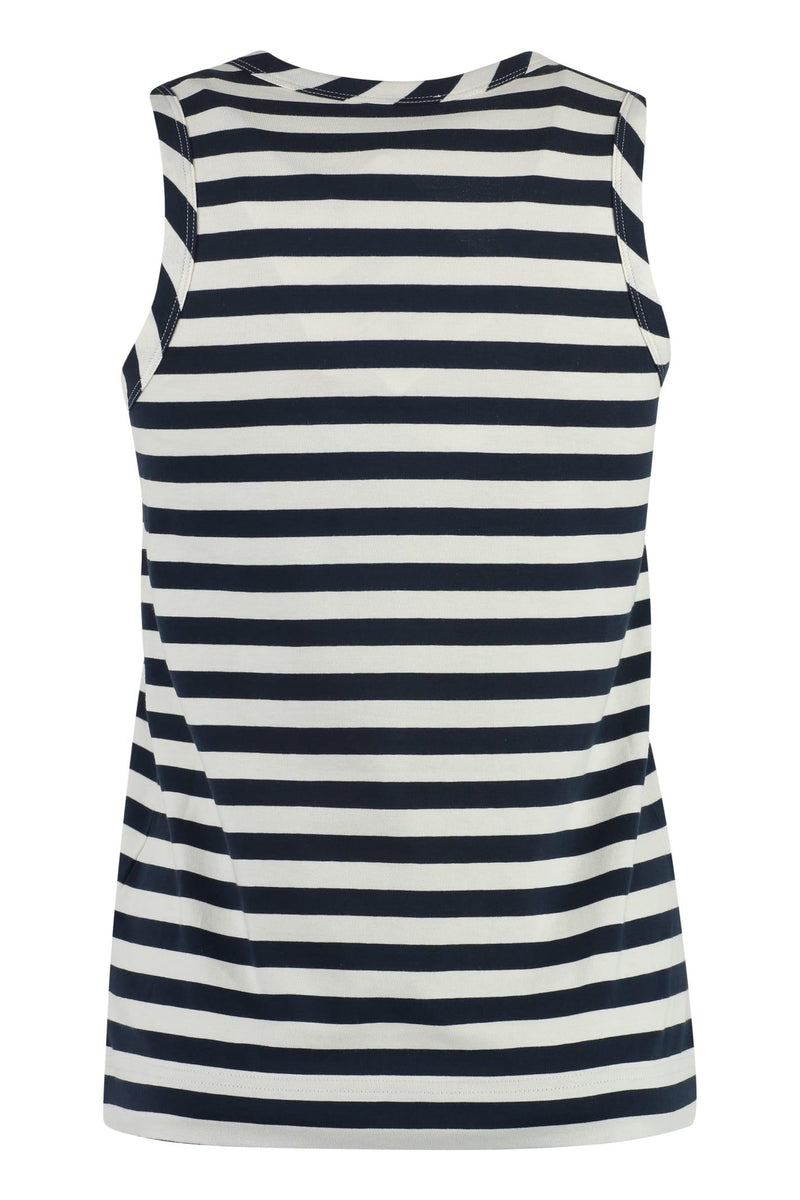 Moncler Logo Cotton Tank Top - Women - Piano Luigi