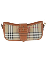 Burberry House Check Buckled Shoulder Bag - Women - Piano Luigi