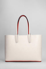 Christian Louboutin Cabata Small Tote In Rose-pink Leather - Women - Piano Luigi