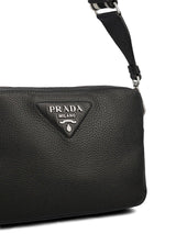 Prada Logo Plaque Zipped Crossbody Bag - Women - Piano Luigi