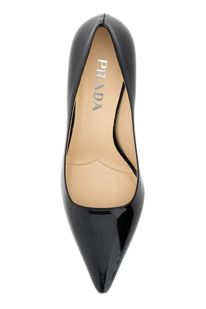 Prada Black Leather Pumps - Women - Piano Luigi