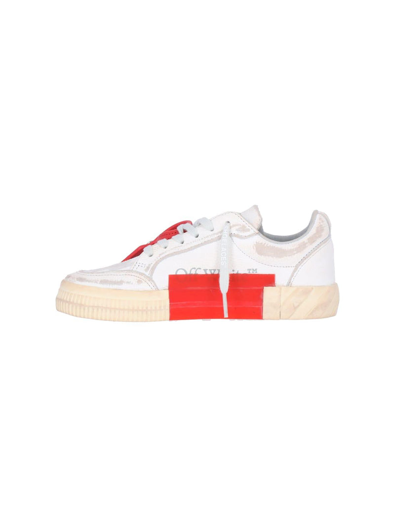 Off-White Low Vulcanized Distressed Woman Sneaker - Women - Piano Luigi