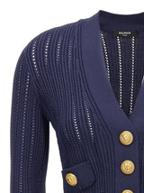 Balmain Short Knit Cardigan - Women - Piano Luigi