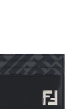 Fendi Black ff Squared Card Holder - Men - Piano Luigi