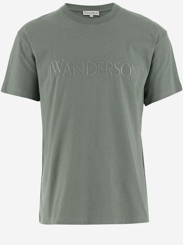 J.W. Anderson Cotton T-shirt With Logo - Men - Piano Luigi