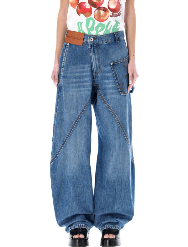 J.W. Anderson Twisted Workwear Jeans - Women - Piano Luigi