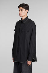 Off-White Shirt In Black Cotton - Men - Piano Luigi