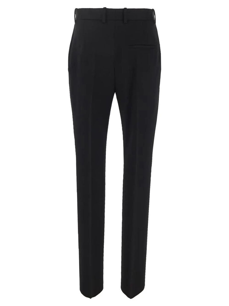 Bottega Veneta Sart Grain De Poudre Trousers - Women - Piano Luigi