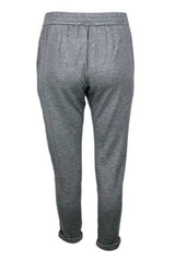 Brunello Cucinelli Jogging Trousers In Cotton And Silk With Monili On The Pockets - Women - Piano Luigi