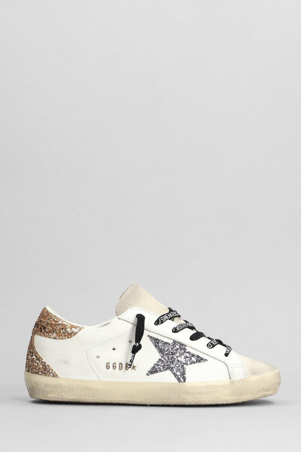 Golden Goose Superstar Sneakers In White Leather - Women - Piano Luigi