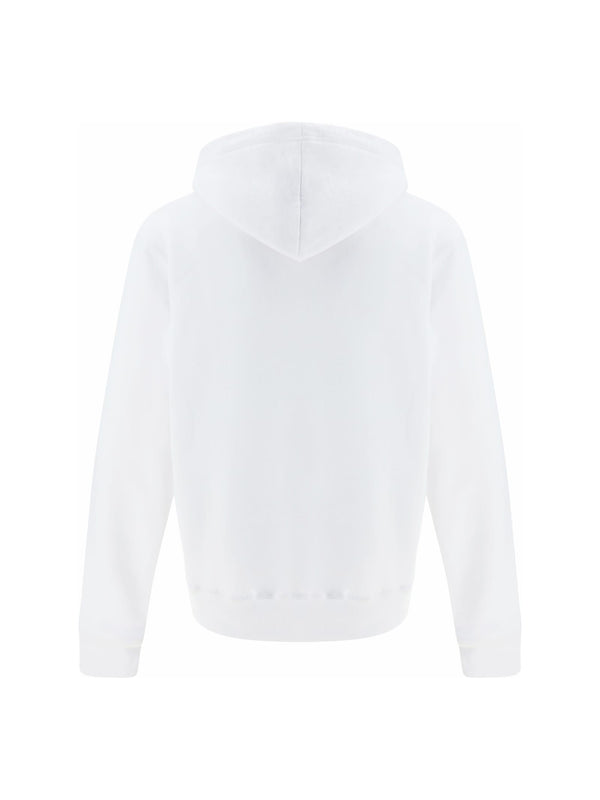 White dsquared2 Ceresio 9, Milan Hoodie - Men - Piano Luigi