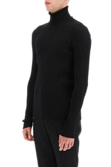 Off-White Ribbed Techno Knit Turtleneck Sweater - Men - Piano Luigi