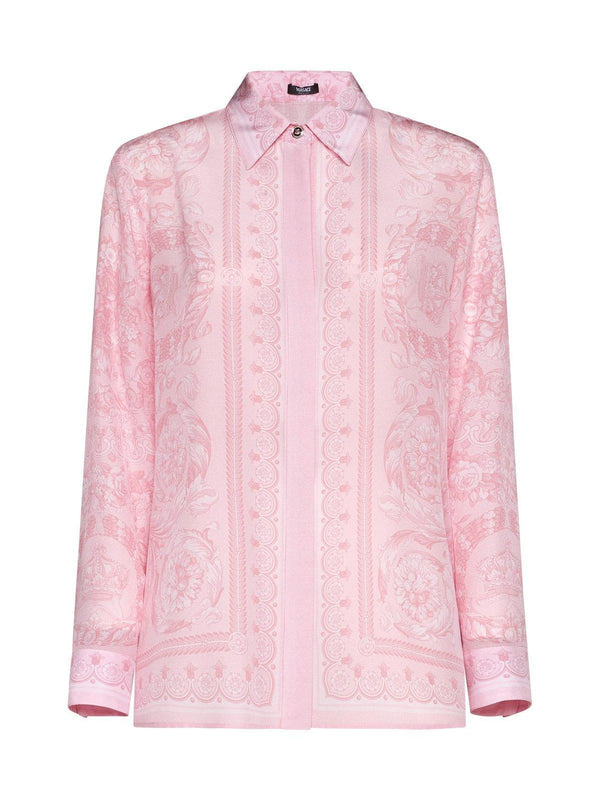 Versace Barocco Printed Buttoned Shirt - Women - Piano Luigi