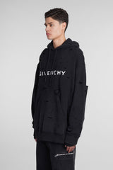 Givenchy Sweatshirt In Black Cotton - Men - Piano Luigi