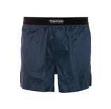 Tom Ford Logo Silk Shorts - Men - Piano Luigi