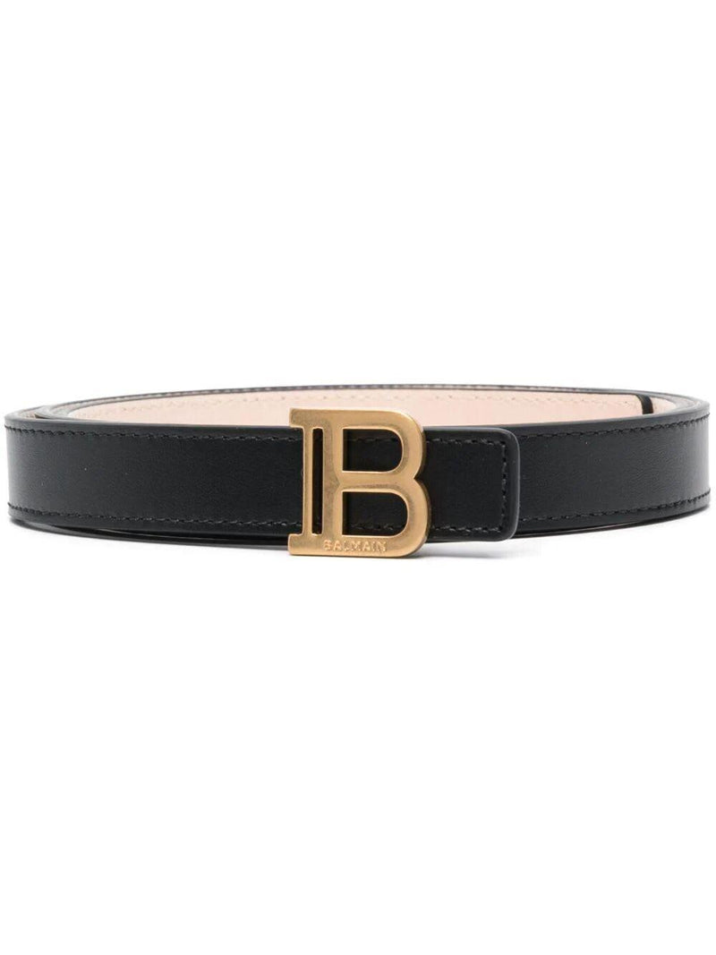 Balmain Calfskin 2cm Belt - Women - Piano Luigi