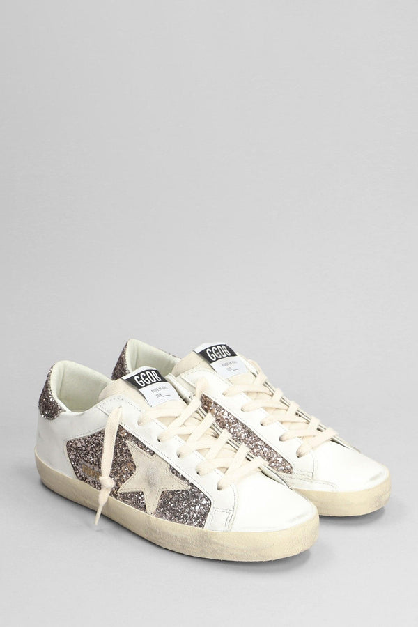 Golden Goose Superstar Sneakers In White Leather - Women - Piano Luigi