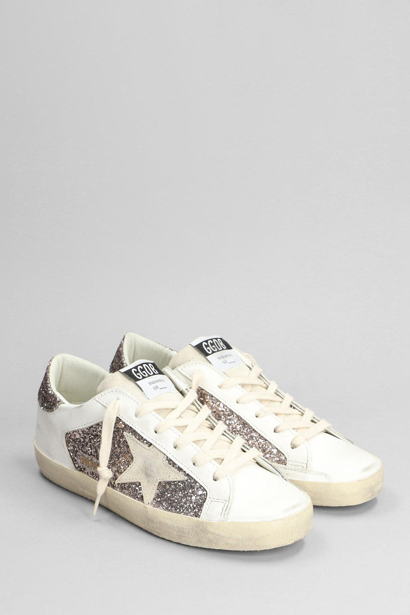 Golden Goose Superstar Sneakers In White Leather - Women - Piano Luigi