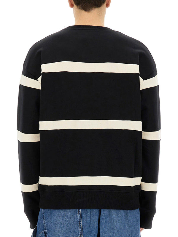 J.W. Anderson Striped Sweatshirt - Men - Piano Luigi