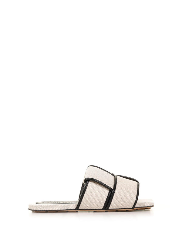 Bottega Veneta flat Patch Slides - Women - Piano Luigi