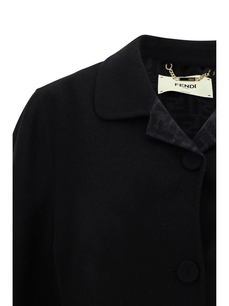 Fendi Wool Coat With Belt - Women - Piano Luigi