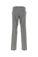 Prada Mid-rise Triangle-logo Tailored Trousers - Men - Piano Luigi