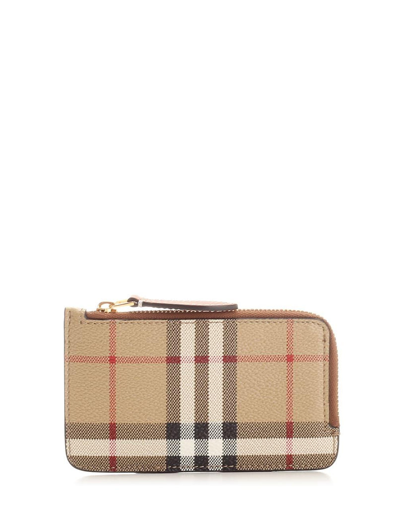 Burberry Tartan Check Card Holder - Women - Piano Luigi