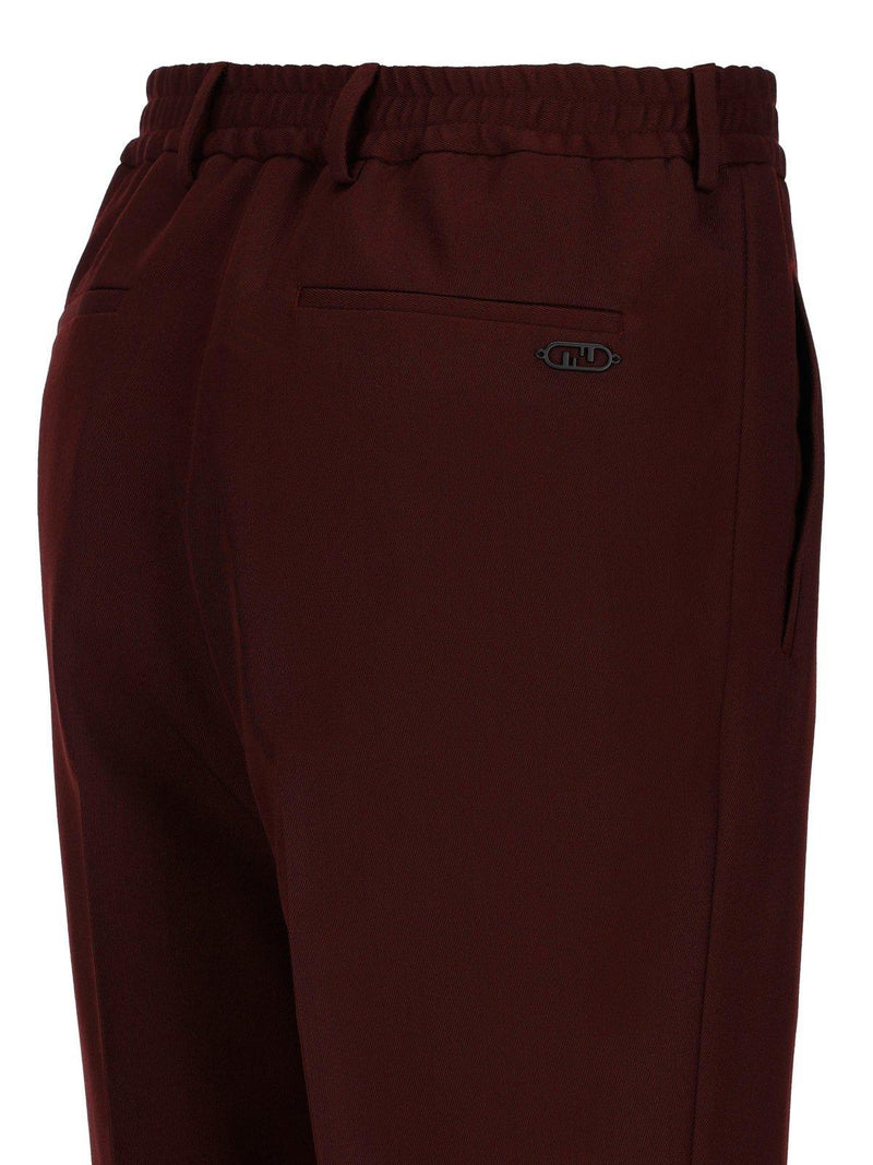 Fendi Straight-leg Pleated Trousers - Men - Piano Luigi