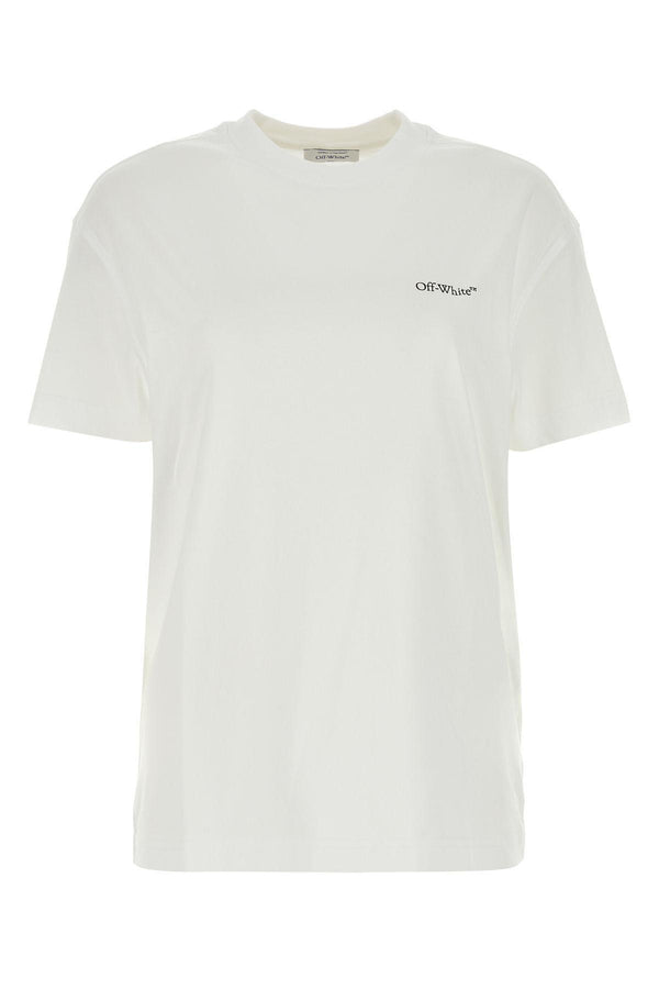 Off-White White Cotton T-shirt - Women - Piano Luigi