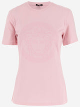 Versace Cotton T-shirt With Logo - Women - Piano Luigi