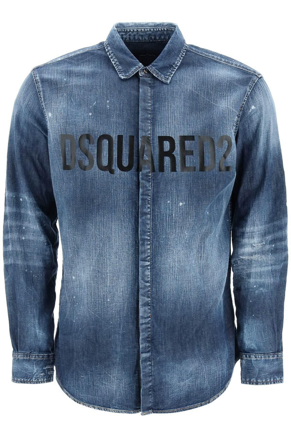 Dsquared2 Dan D2 Relax Denim Shirt - Men - Piano Luigi