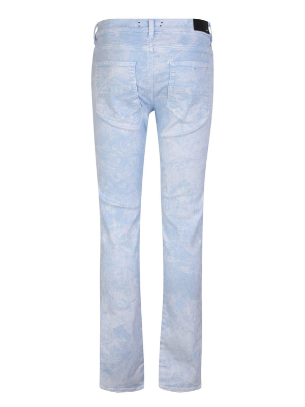 AMIRI Distressed Skinny-cut Jeans Light Blue - Men - Piano Luigi