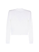 Balmain Buttoned Knit Crop Cardigan - Women - Piano Luigi