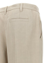 Brunello Cucinelli Pants With Front Pleats - Women - Piano Luigi