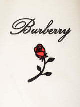 Burberry Flocked Logo T-shirt - Women - Piano Luigi