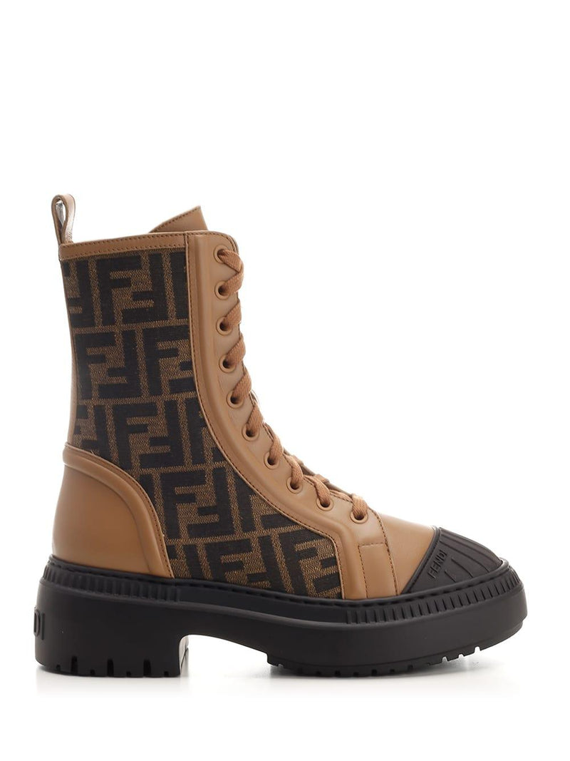 Fendi domino Combat Boot - Women - Piano Luigi