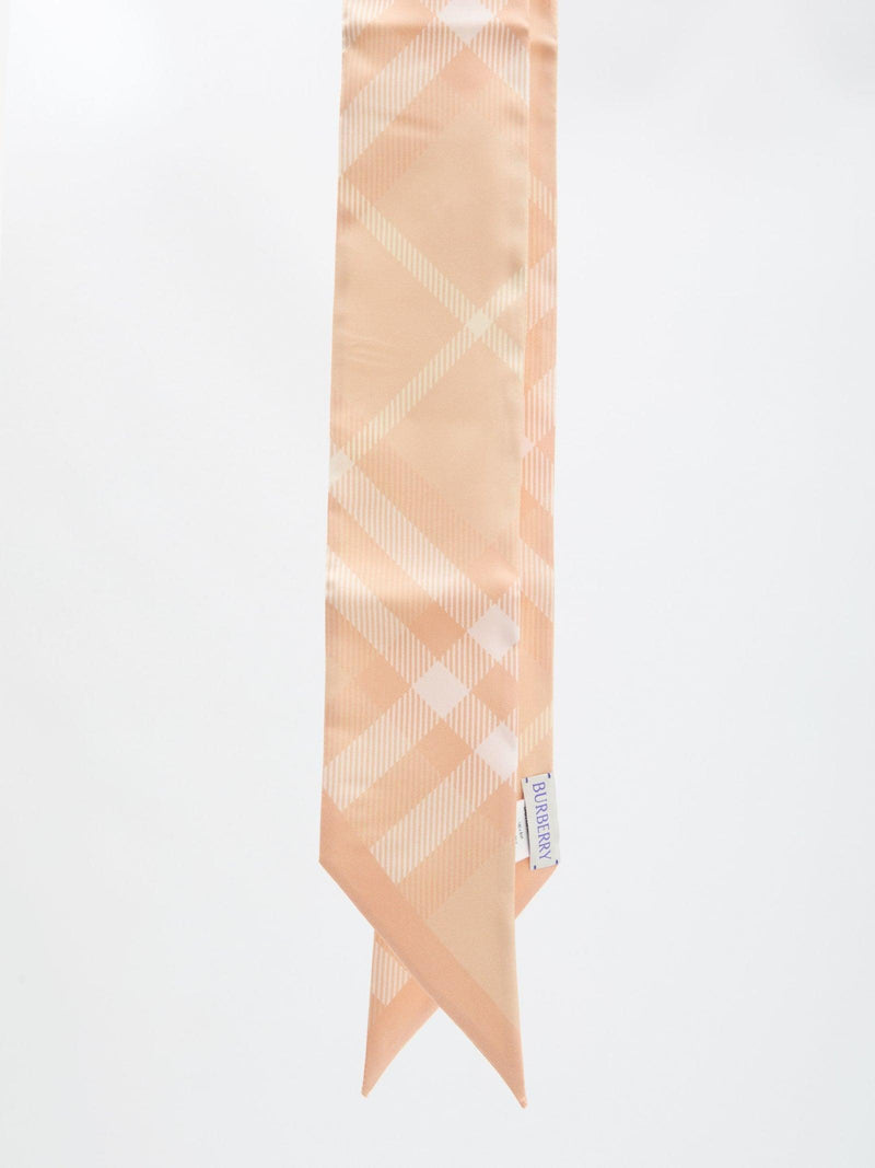 Burberry Skinny Check Scarf - Women - Piano Luigi