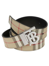 Burberry Tb Buckled Check Belt - Men - Piano Luigi