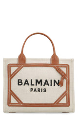 Balmain Small B-army Canvas Tote - Women - Piano Luigi