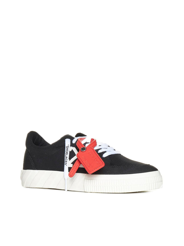 Off-White Canvas Low Vulcanized Sneakers - Women