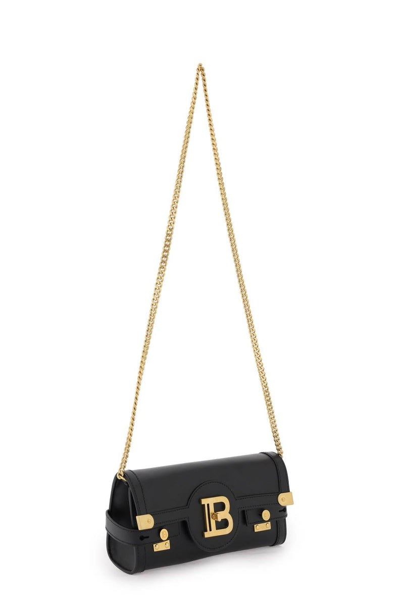 Balmain Bbuzz 23 Clutch In Black Leather - Women - Piano Luigi