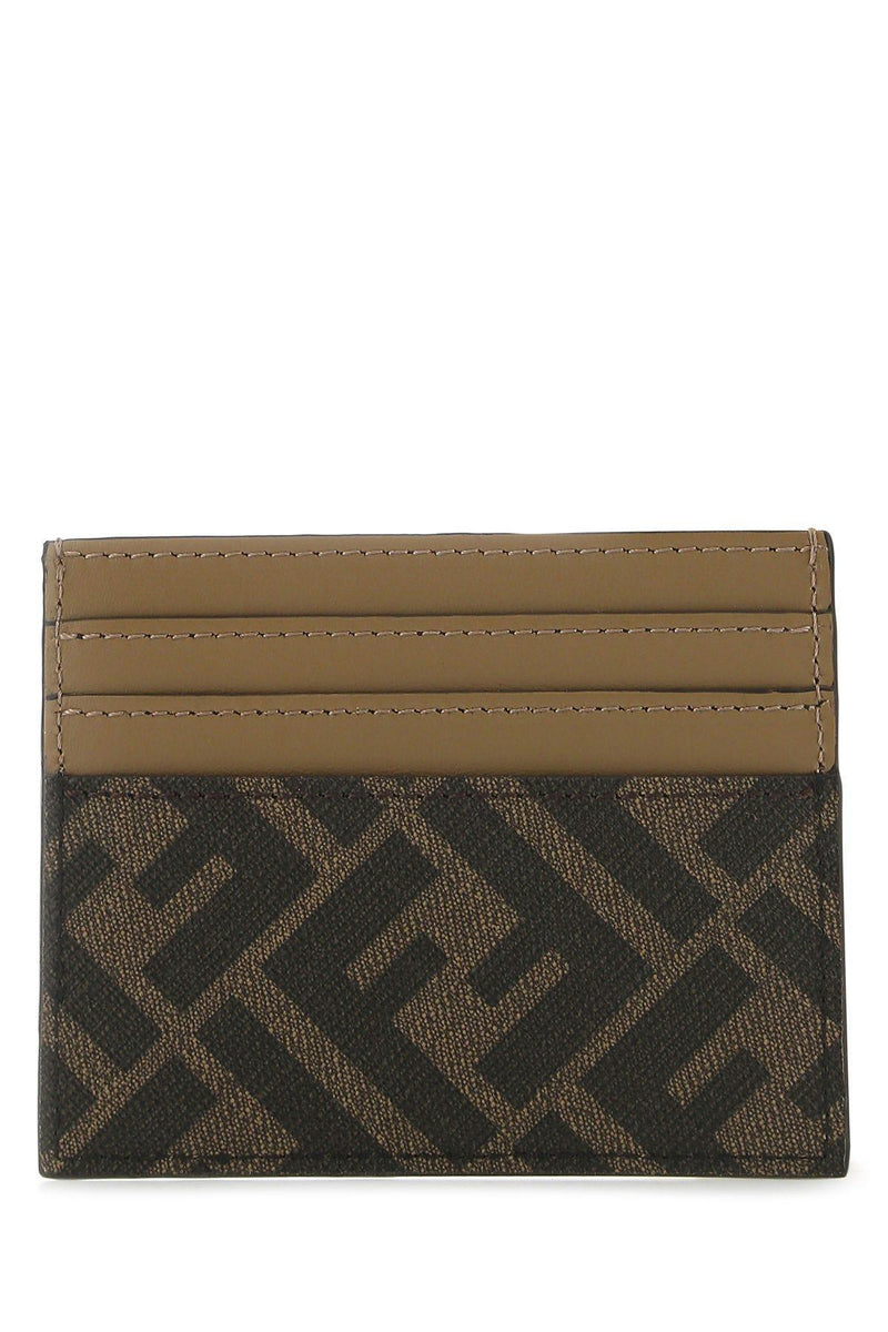 Fendi Monogram Card Holder - Men - Piano Luigi