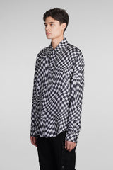 AMIRI Shirt In Black Silk - Men - Piano Luigi