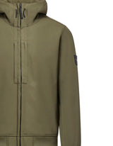 Stone Island Soft Shell-r_e.dye Technology Jacket In Green Recycled Polyester - Men - Piano Luigi