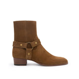 Saint Laurent Wyatt Harness Ankle Boots - Men - Piano Luigi