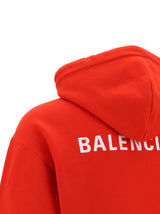 Balenciaga Logo Printed Drawstring Hoodie - Men - Piano Luigi