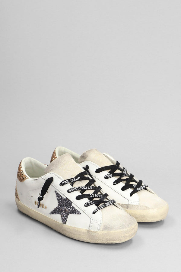 Golden Goose Superstar Sneakers In White Leather - Women - Piano Luigi