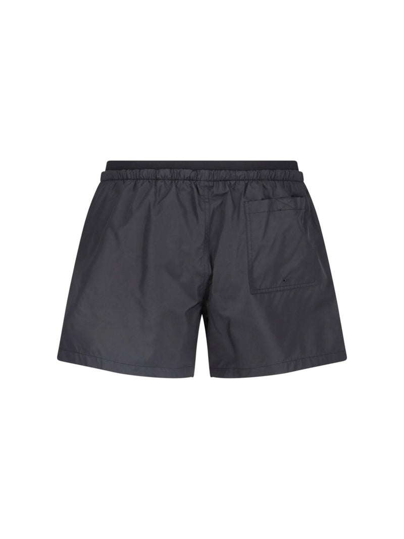 Off-White Logo Swim Shorts - Men - Piano Luigi