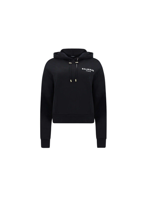 Balmain Cropped Sweatshirt - Women - Piano Luigi