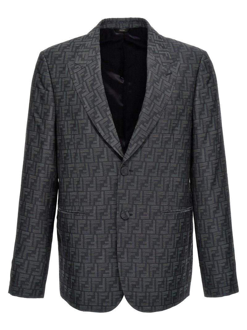 fendi Shadow Blazer - Men - Piano Luigi